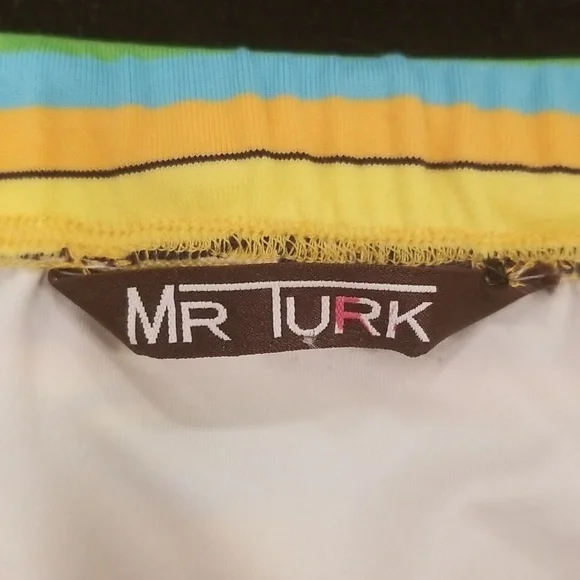 MR TURK Sorrento Swim Trunk ~ Stripe Swim Knit